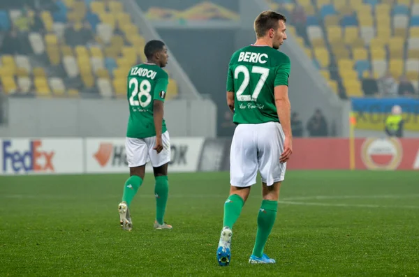 Lviv Ukraine November 2019 Robert Beric Player Uefa Europa League — Stockfoto