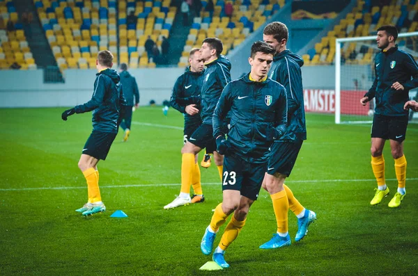 Lviv Ukraine Novembro 2019 Sessão Treinamento Jogadores Alexandria Durante Jogo — Fotografia de Stock