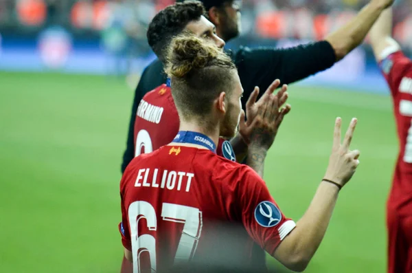 Istanbul Turkey August 2019 Elliott Player Uefa Super Cup Finals — Stock Fotó