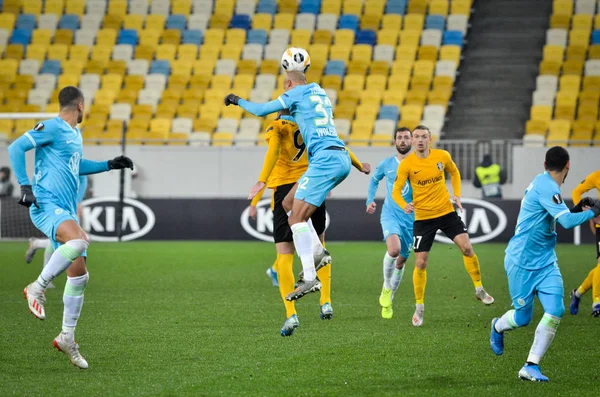 Lviv Ukrajna 2019 November Marcel Tisserand Játékos Uefa Europa League — Stock Fotó