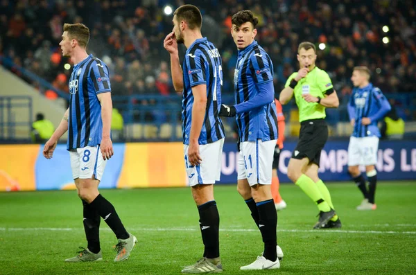 Kharkiv Ukraine December 2019 Atalanta Player Uefa Champions League Match — Zdjęcie stockowe