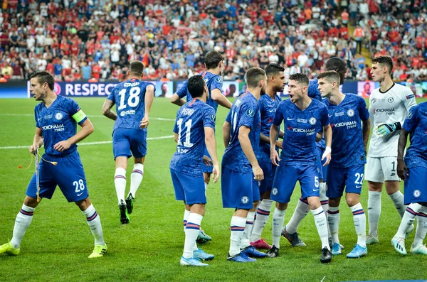 Istanbul Turkey August 2019 Line Chelsea Football Player General Photo — Φωτογραφία Αρχείου