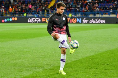 KHARKIV, UKRAINE - September 18, 2019: Eric Garcia player during the UEFA Champions League match between Shakhtar Donetsk vs Manchester City (England), Ukraine