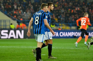 KHARKIV, UKRAINE - December 11, 2019: Robin Gosens player during the UEFA Champions League match between Shakhtar vs Atalanta Bergamasca Calcio BC (Italy), Ukraine