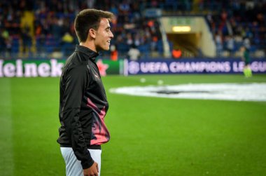 KHARKIV, UKRAINE - September 18, 2019: Eric Garcia player during the UEFA Champions League match between Shakhtar Donetsk vs Manchester City (England), Ukraine
