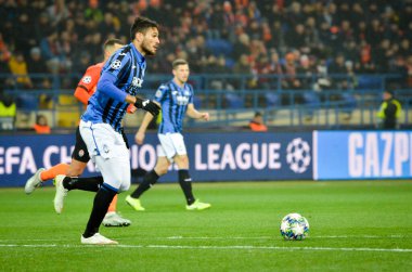KHARKIV, UKRAINE - December 11, 2019: Jose Luis Palomino player during the UEFA Champions League match between Shakhtar vs Atalanta Bergamasca Calcio BC (Italy), Ukraine