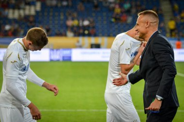 DNIPRO, UKRAINE - September 10, 2019: Shevchuk player during the friendly match between national team Ukraine against Nigeria national team, Ukraine