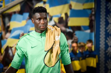 DNIPRO, UKRAINE - September 10, 2019: Player during the friendly match between national team Ukraine against Nigeria national team, Ukraine