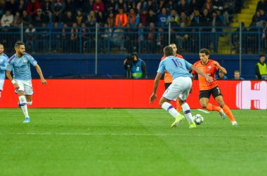 KHARKIV, UKRAINE - September 18, 2019: Taison player during the UEFA Champions League match between Shakhtar Donetsk vs Manchester City (England), Ukraine