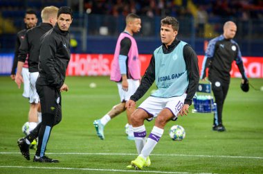 KHARKIV, UKRAINE - September 18, 2019: Rodri player during the UEFA Champions League match between Shakhtar Donetsk vs Manchester City (England), Ukraine