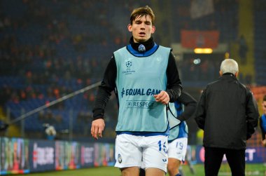 KHARKIV, UKRAINE - December 11, 2019:  Robin Gosens player during the UEFA Champions League match between Shakhtar vs Atalanta Bergamasca Calcio BC (Italy), Ukraine