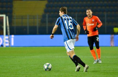 KHARKIV, UKRAINE - December 11, 2019: Marten de Roon player during the UEFA Champions League match between Shakhtar vs Atalanta Bergamasca Calcio BC (Italy), Ukraine