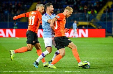 KHARKIV, UKRAINE - September 18, 2019: Ilkay Gundogan during the UEFA Champions League match between Shakhtar Donetsk vs Manchester City (England), Ukraine