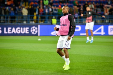KHARKIV, UKRAINE - September 18, 2019: Fernandinho player during the UEFA Champions League match between Shakhtar Donetsk vs Manchester City (England), Ukraine