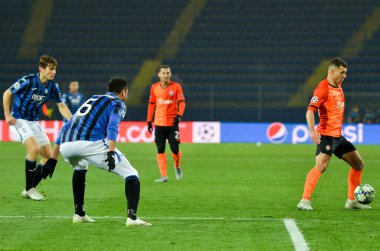 KHARKIV, UKRAINE - December 11, 2019:  Jose Luis Palomino player during the UEFA Champions League match between Shakhtar vs Atalanta Bergamasca Calcio BC (Italy), Ukraine