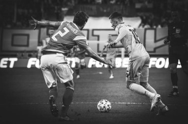 SAINT-PETERSBURG, RUSSIA - November 16, 2019: Thorgan Hazard player during UEFA EURO 2020 qualifying match between national team Russia against Belgium national team, Russia