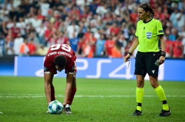 İstanbul, Türkiye - 14 Ağustos 2019: Trent Alexander-Arnol