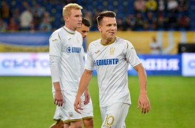 DNIPRO, UKRAINE - September 10, 2019: Yevhen Konoplyanka player during the friendly match between national team Ukraine against Nigeria national team, Ukraine