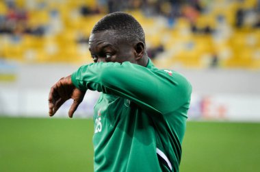 LVIV, UKRAINE - November 07, 2019: Loic Perrin player during the UEFA Europa League match between Alexandria (Ukraine) vs AS Saint Etienne (France), Ukraine
