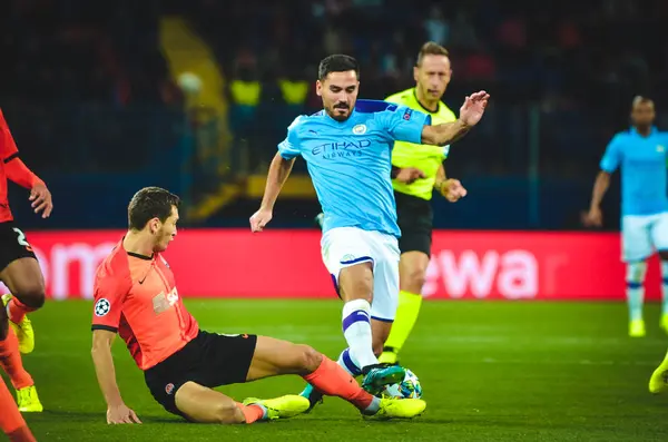 Kharkiv Ukraine September 2019 Ilkay Gundogan Player Uefa Champions League — 스톡 사진