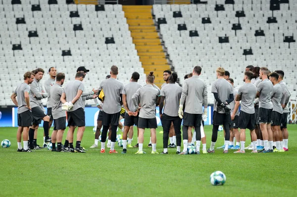 Istanbul Turkey August 2019 Liverpool Football Players Training Session Uefa — Stock Photo, Image