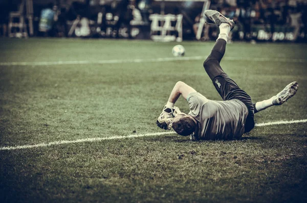 Istanbul Turkey August 2019 Liverpool Goalkeeper Training Uefa Super Cup — Stock Photo, Image