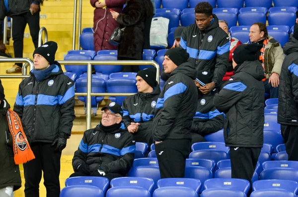 Kharkiv Ukraine December 2019 Youth Atalanta Football Players Spectators Stadium — Stock Photo, Image