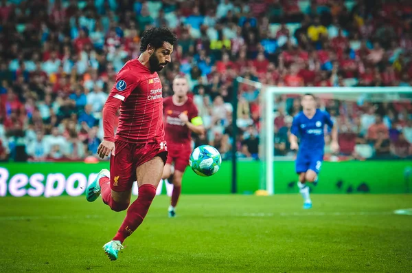 Istanbul Turkey August 2019 Mohamed Salah Player Uefa Super Cup — 图库照片