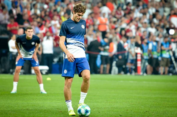 Istambul Turquia Agosto 2019 Marcos Alonso Durante Partida Das Finais — Fotografia de Stock