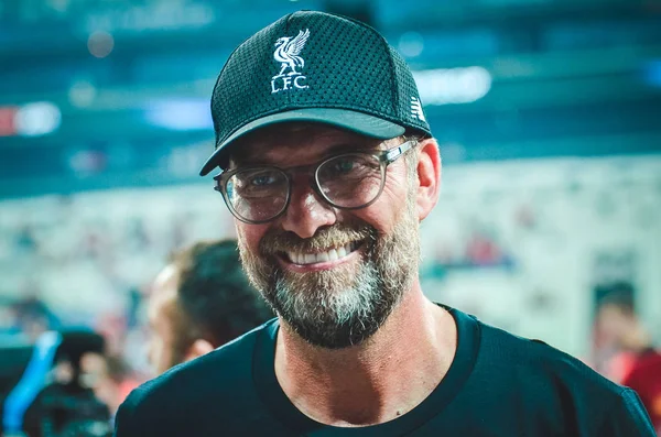 Istanbul Turkey August 2019 Jurgen Klopp Player Uefa Super Cup — 스톡 사진