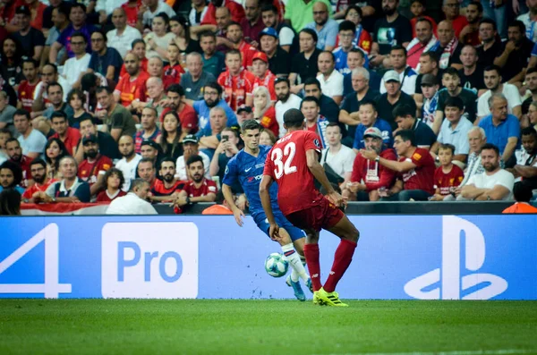 Istambul Turquia Agosto 2019 Joel Matip Durante Partida Das Finais — Fotografia de Stock