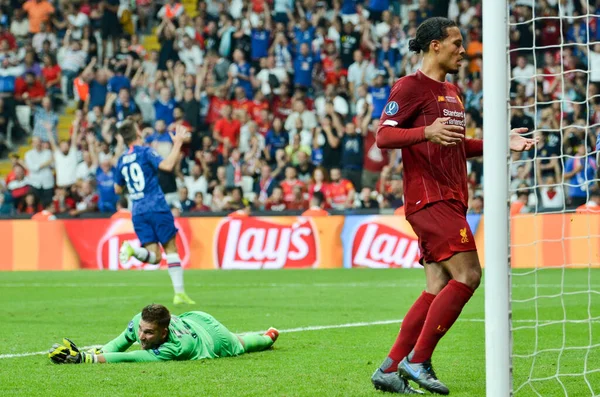 Istanbul Turkey August 2019 Virgil Van Dijk Player Uefa Super — Stockfoto