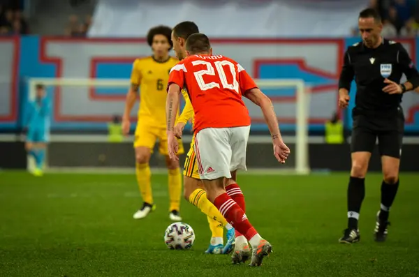 Saint Petersburg Russia November 2019 Aleksey Ionov Uefa Euro 2020 — Stockfoto