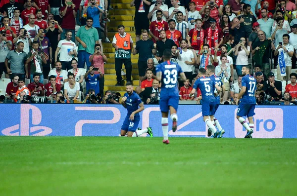 Istanbul Turkey August 2019 Emerson Chelsea Celebrates Goal Uefa Super — Zdjęcie stockowe