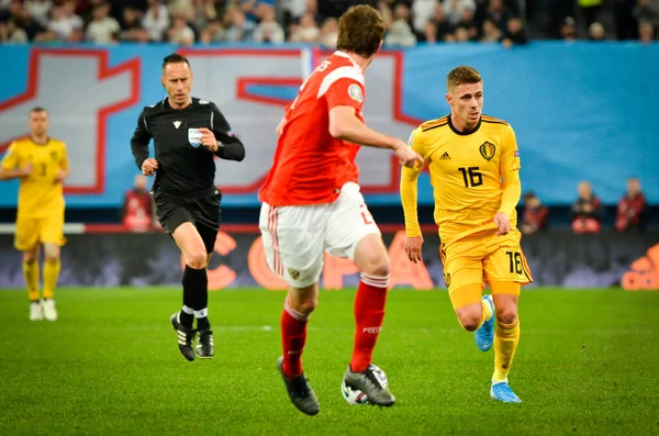 Saint Petersburg Rússia Novembro 2019 Thorgan Hazard Player Durante Jogo — Fotografia de Stock