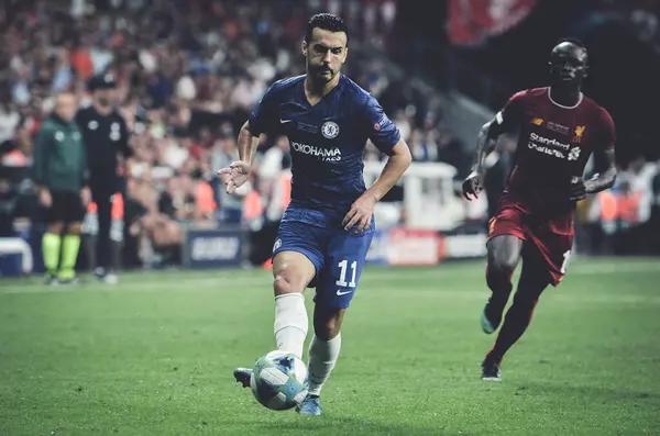 Istanbul Turkey August 2019 Pedro Player Uefa Super Cup Finals — ストック写真