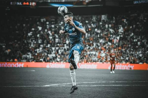 Estambul Turquía Agosto 2019 Jugador Jorginho Durante Partido Super Cup — Foto de Stock