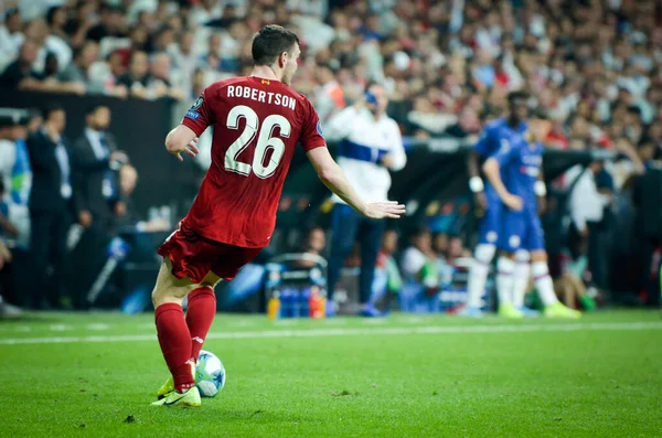 Istanbul Turkey August 2019 Andrew Robertson Player Uefa Super Cup — ストック写真