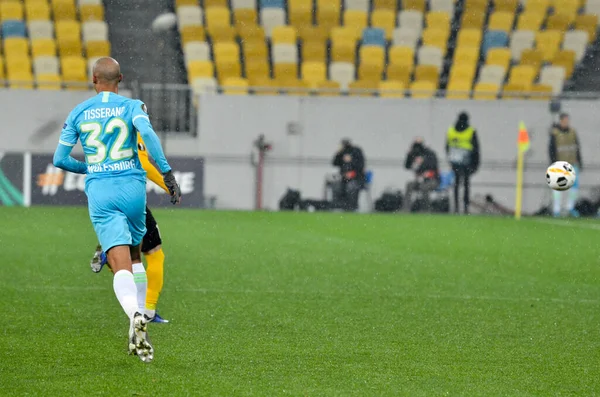 Lviv Ucrania Noviembre 2019 Marcel Tisserand Jugador Durante Partido Uefa — Foto de Stock