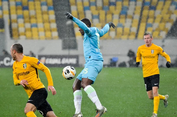 2014 Lviv Ukraine November Jerome Roussillon Player Uefa Europa League — 스톡 사진