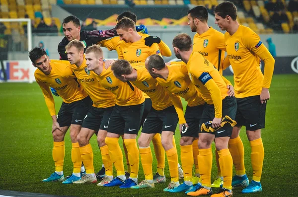 Lviv Ukraine Novembre 2019 Départ Pour Alexandrie Lors Match Ligue — Photo
