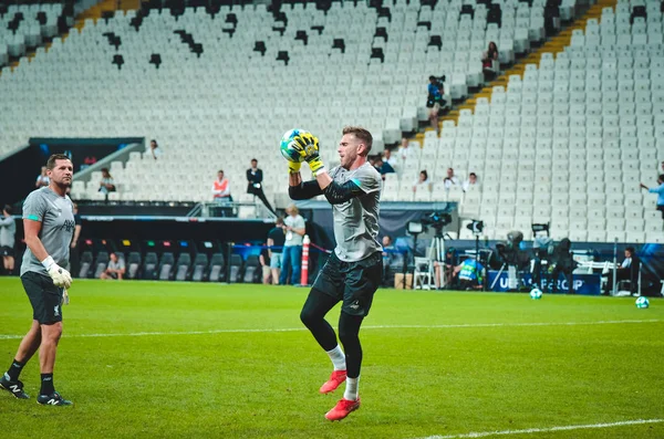 Istanbul Turkiet Augusti 2019 Adrian Träningspass Inför Finalen Uefa Super — Stockfoto