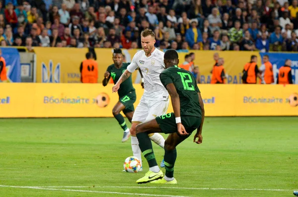 Dnipro Ukraine Setembro 2019 Jogador Andrii Yarmolenko Durante Amistoso Entre — Fotografia de Stock