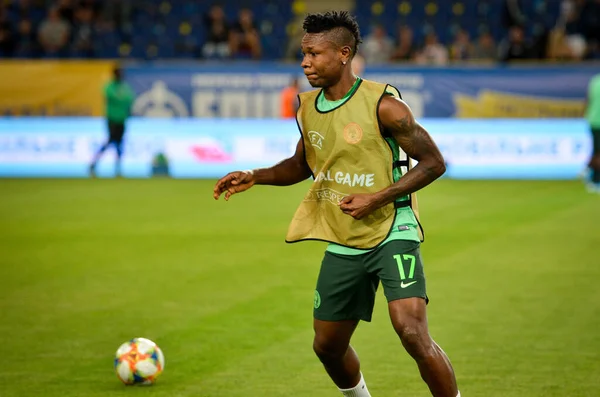 Dnipro Ucrania Septiembre 2019 Samuel Kalu Jugador Durante Partido Amistoso — Foto de Stock