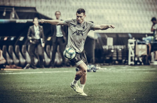 Istanbul Türkei August 2019 James Milner Vor Dem Uefa Super — Stockfoto
