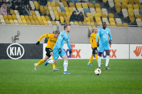 Lviv Ucrania Noviembre 2019 Maximilian Arnold Jugador Durante Partido Uefa — Foto de Stock