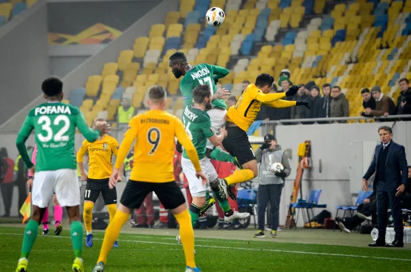 Lviv Ukraine November 2019 Football Player Uefa Europa League Match — Stock Fotó