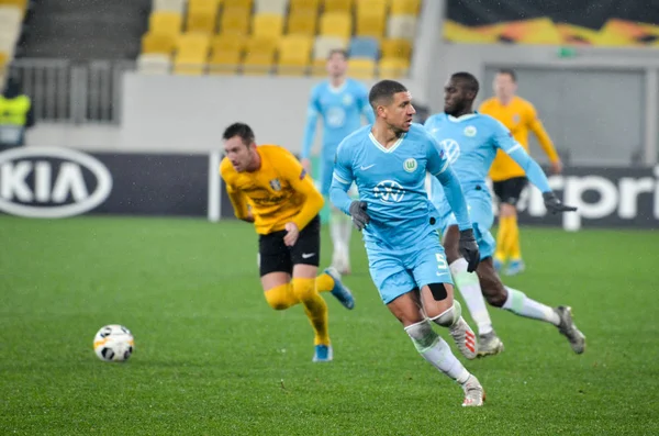 Lviv Ucraina Novembre 2019 Jeffrey Bruma Durante Partita Uefa Europa — Foto Stock