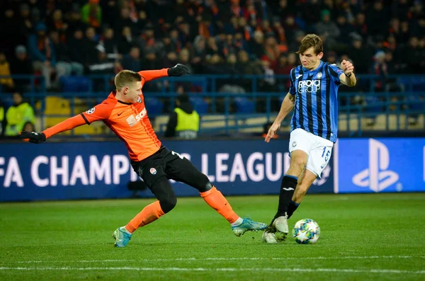 KHARKIV, UKRAINE - December 11, 2019: Marten de Roon player during the UEFA Champions League match between Shakhtar vs Atalanta Bergamasca Calcio BC (Italy), Ukraine