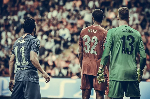 Istanbul Turkey August 2019 Pedro Joel Matip Uefa Super Cup — 스톡 사진